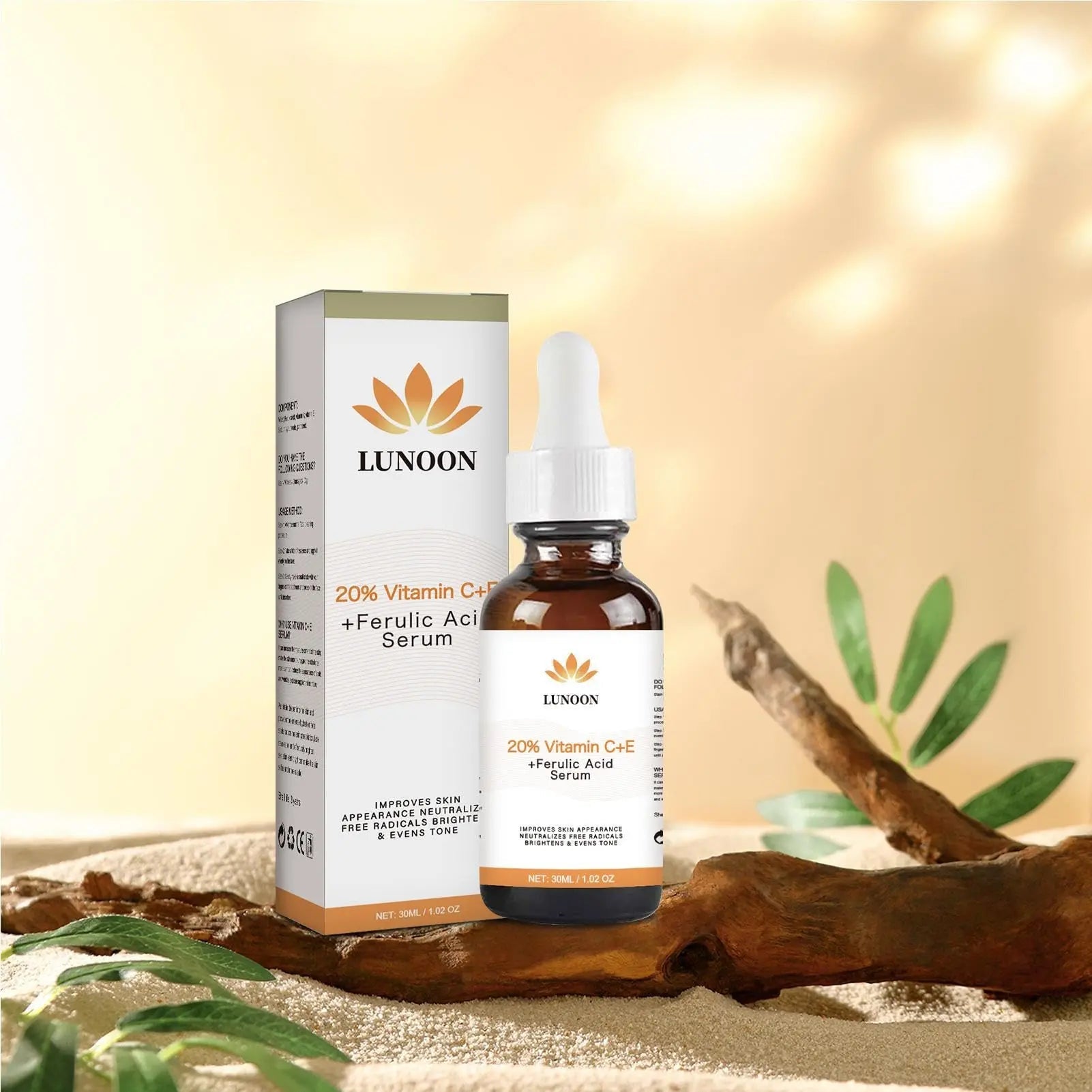30mL Vitamin C & E Facial Skin Brightening Serum - Bare Radiance Skin and Beauty