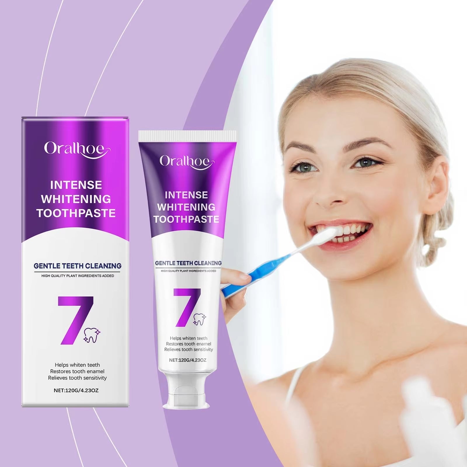 7 - Day Teeth Bleaching Toothpaste - Bare Radiance Skin and Beauty