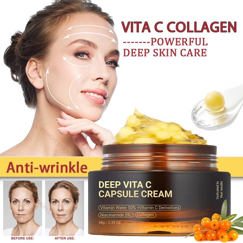 Anti - Wrinkle Vita C Capsule Cream - Bare Radiance Skin and Beauty