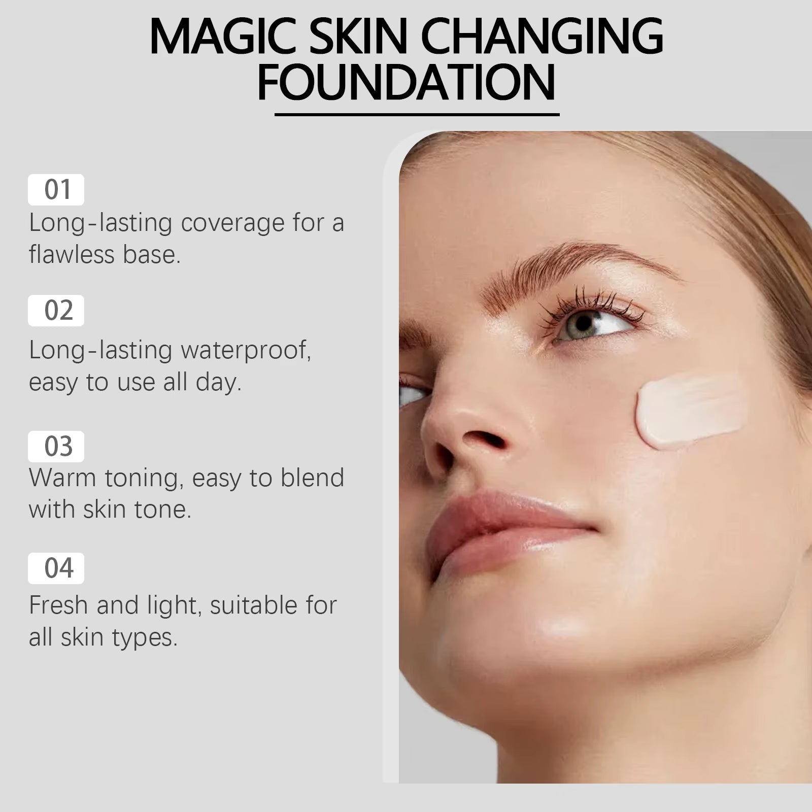Color Changing Foundation - Bare Radiance Skin and Beauty