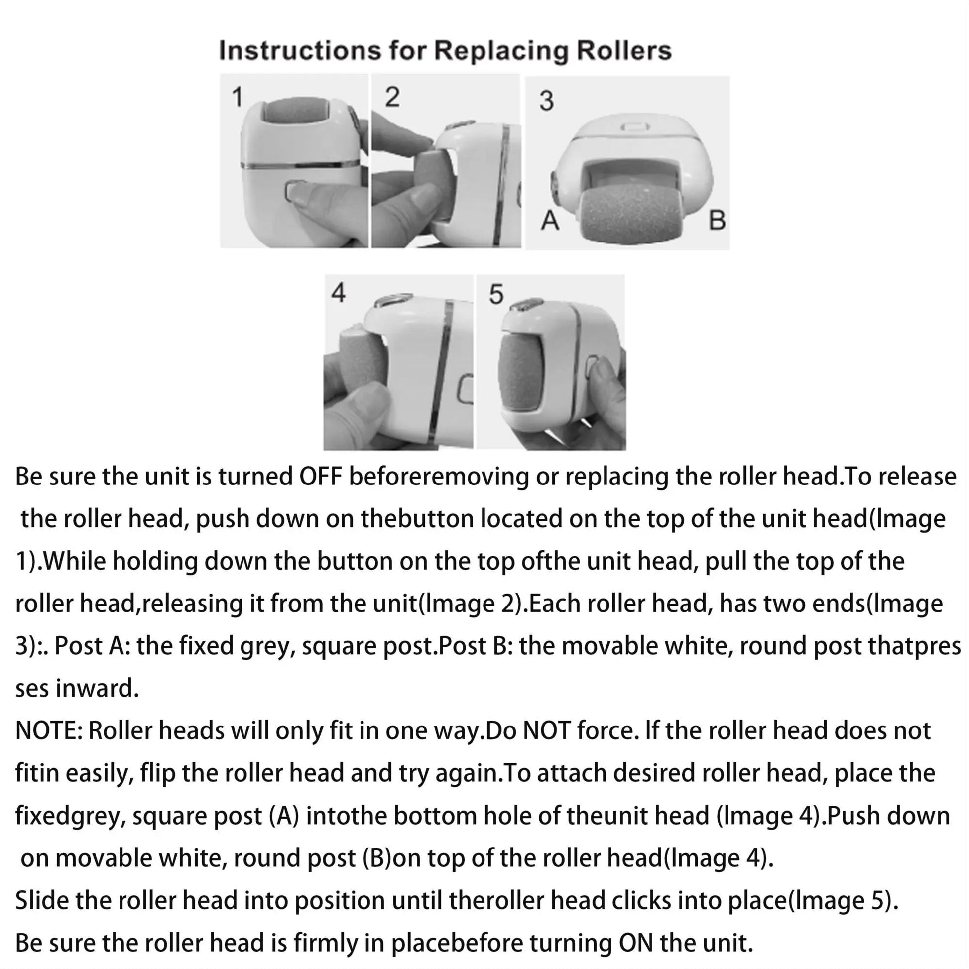 Electric Foot Callus Remover - Bare Radiance Skin and Beauty