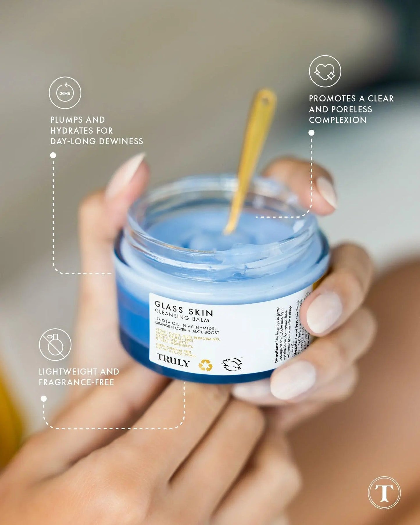 Glass Skin Cleansing Balm - Bare Radiance Skin and Beauty
