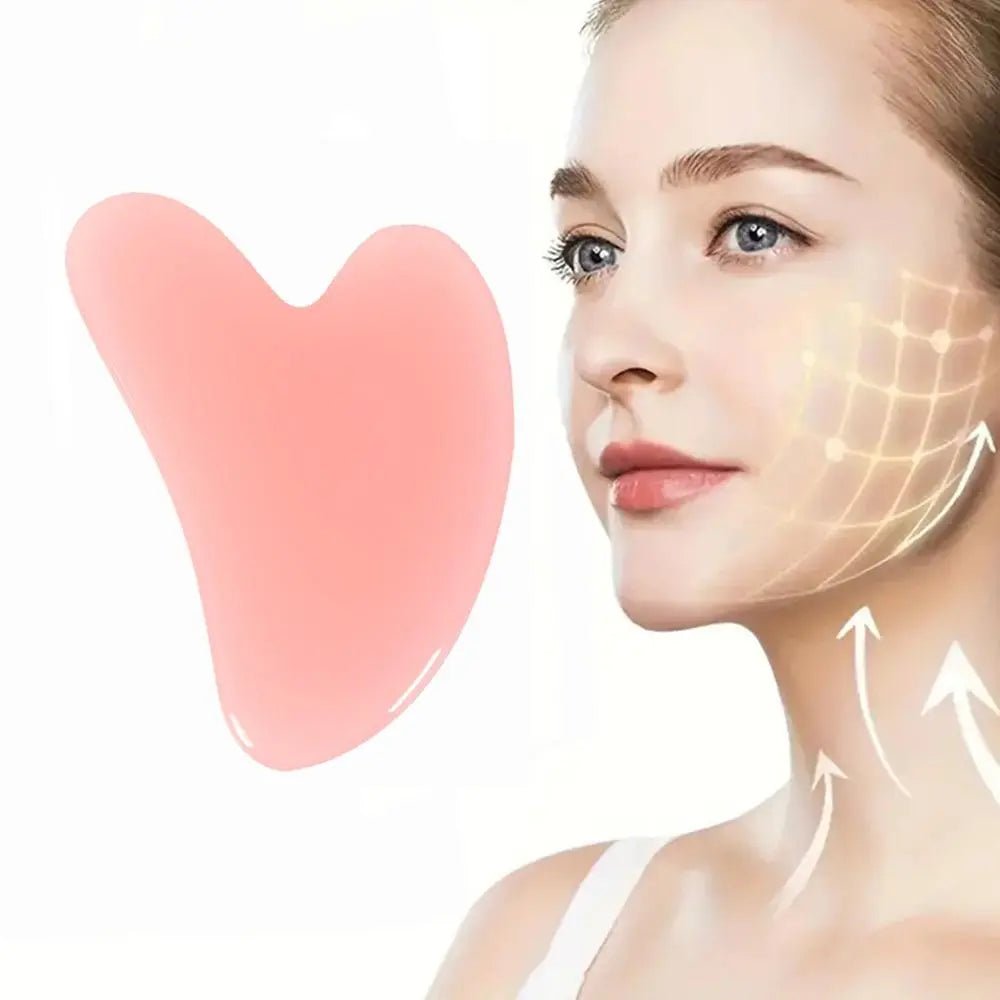 Heart Shaped Gua Sha Board - Bare Radiance Skin and Beauty