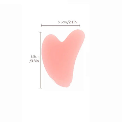 Heart Shaped Gua Sha Board - Bare Radiance Skin and Beauty
