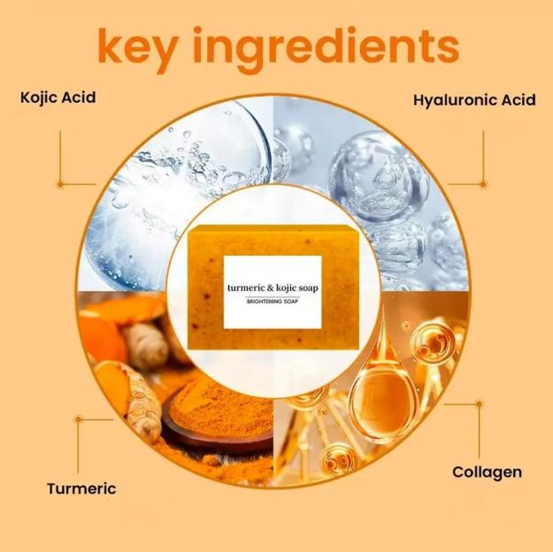 Lemon Turmeric Soap Bar - Bare Radiance Skin and Beauty