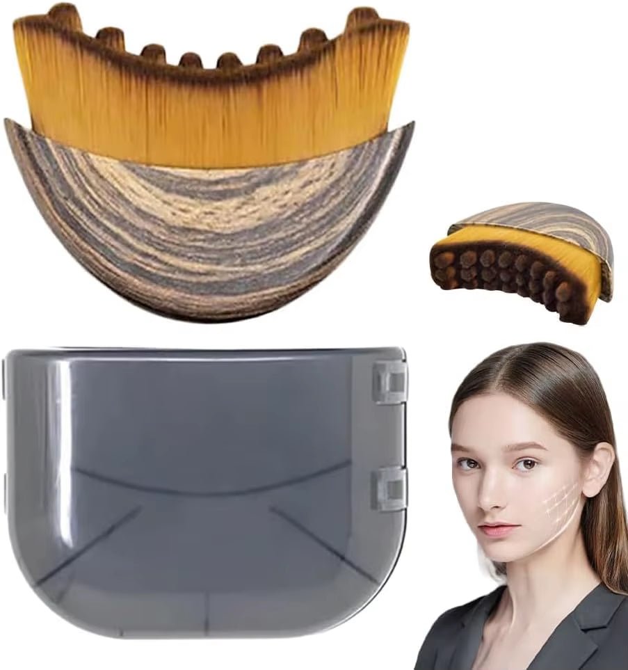 Lymphatic Contour Face Brush – Facial Sculpting & Puffiness - Bare Radiance Skin and Beauty
