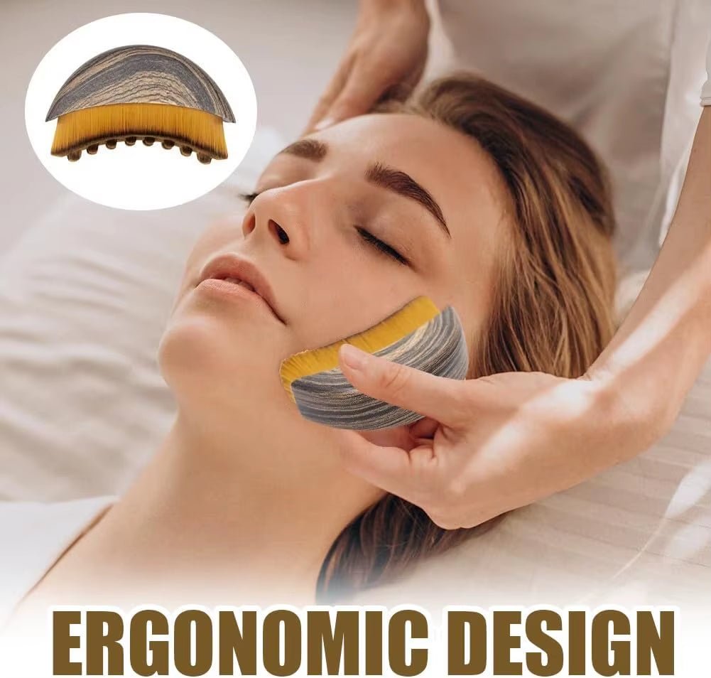 Lymphatic Contour Face Brush – Facial Sculpting & Puffiness - Bare Radiance Skin and Beauty