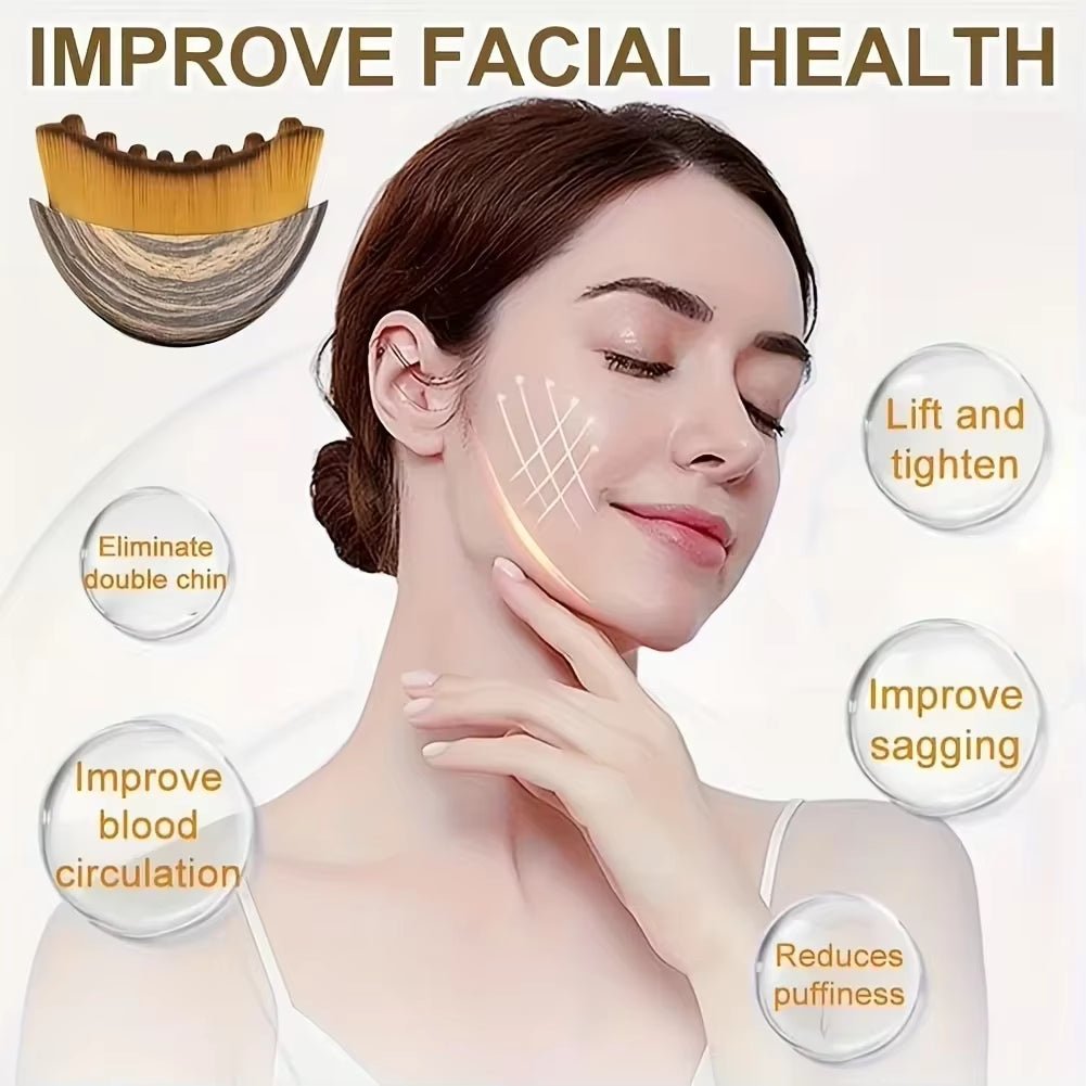 Lymphatic Contour Face Brush – Facial Sculpting & Puffiness - Bare Radiance Skin and Beauty