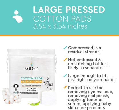 Organic Cotton Rounds & Pads - Bare Radiance Skin and Beauty