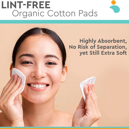 Organic Cotton Rounds & Pads - Bare Radiance Skin and Beauty