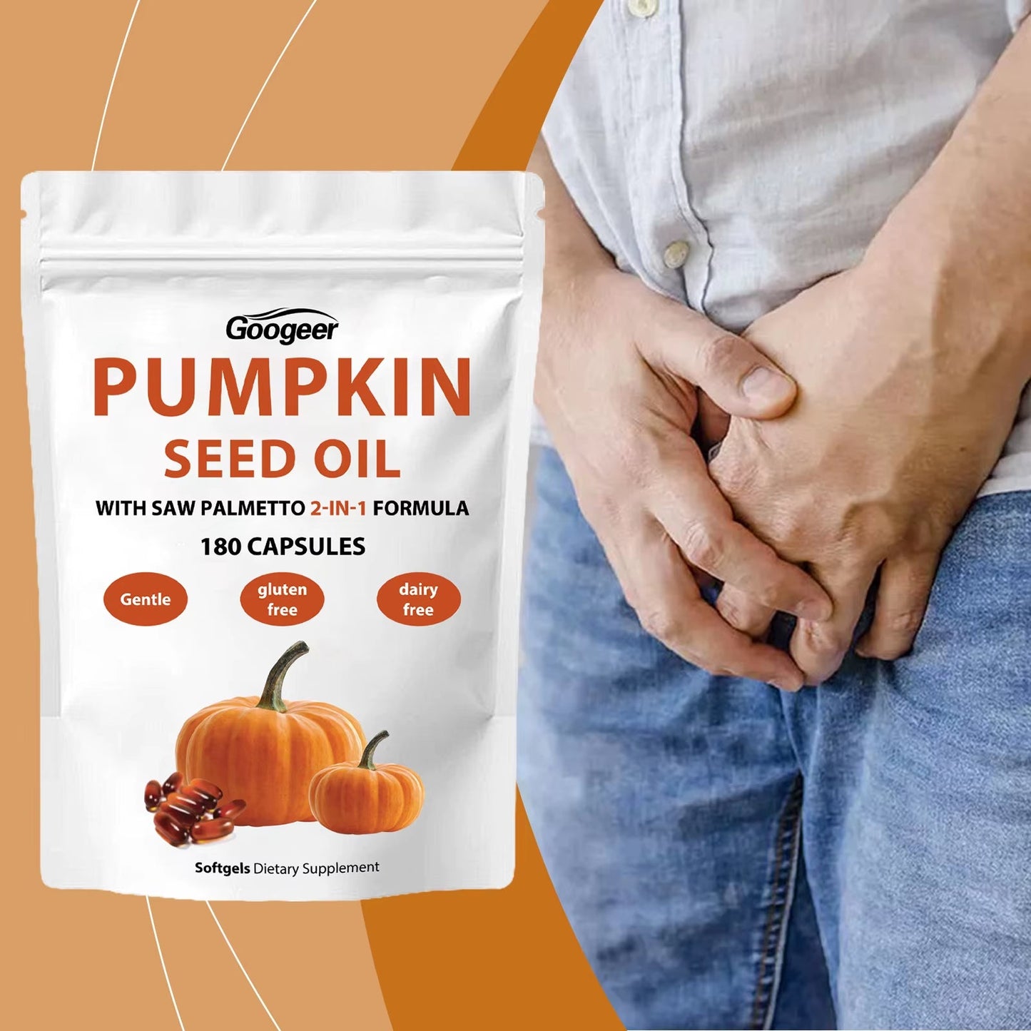 Pumpkin Seed Oil Soft Capsules - Bare Radiance Skin and Beauty