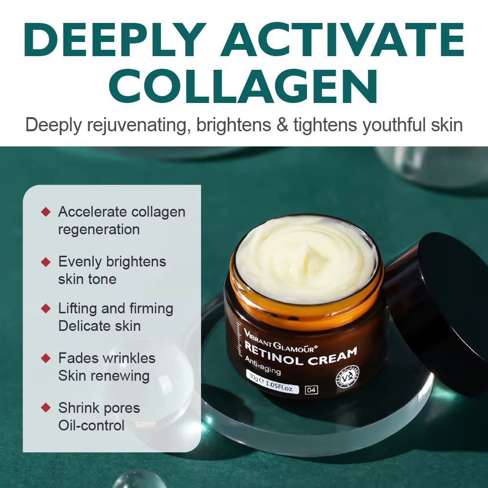 Retinol Face Cream – Moisturize, Brighten & Smooth - Bare Radiance Skin and Beauty