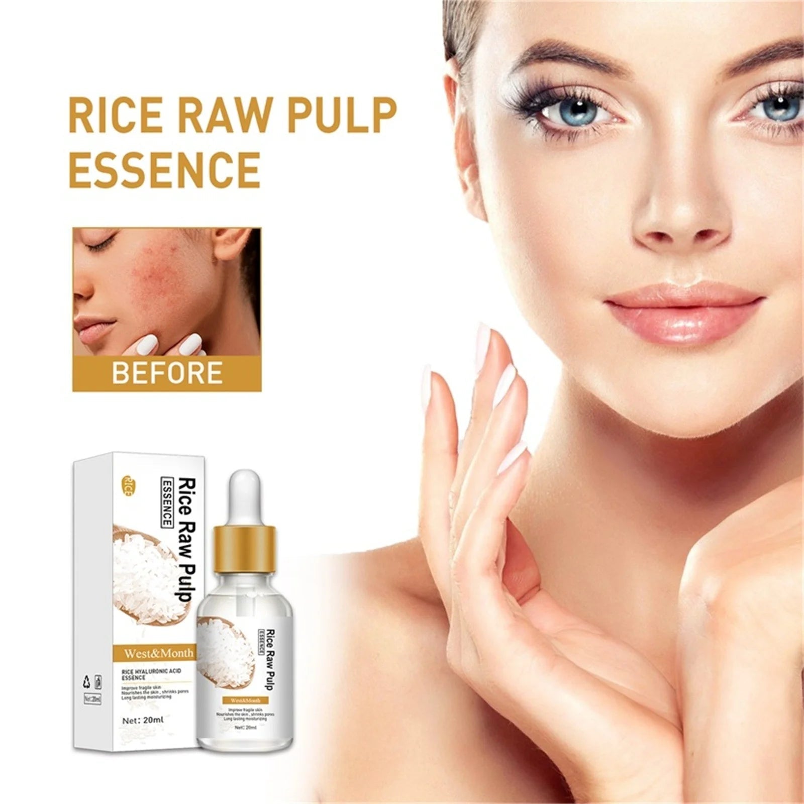 Rice Raw Pulp Face Serum - Bare Radiance Skin and Beauty