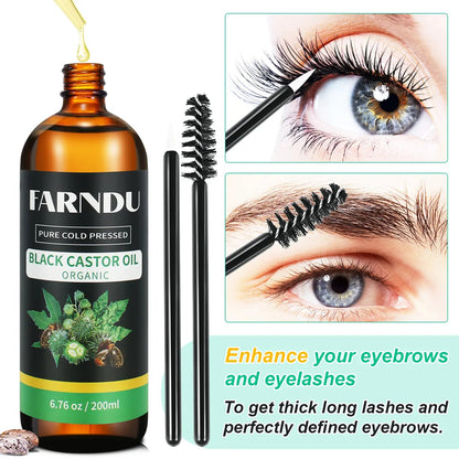 Thick Black Castor Oil - Bare Radiance Skin and Beauty