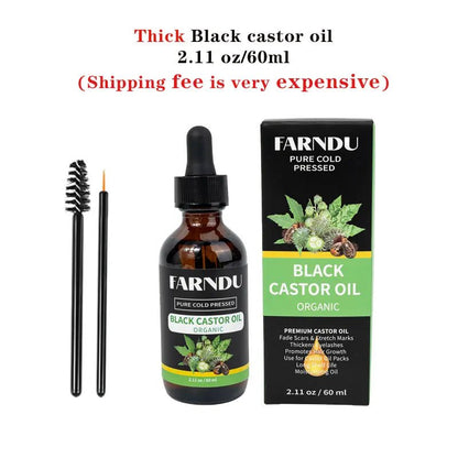 Thick Black Castor Oil - Bare Radiance Skin and Beauty