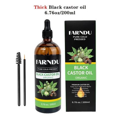 Thick Black Castor Oil - Bare Radiance Skin and Beauty