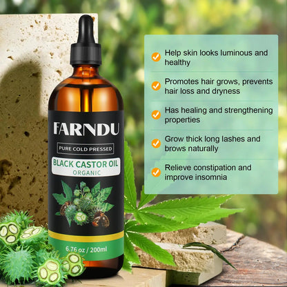 Thick Black Castor Oil - Bare Radiance Skin and Beauty