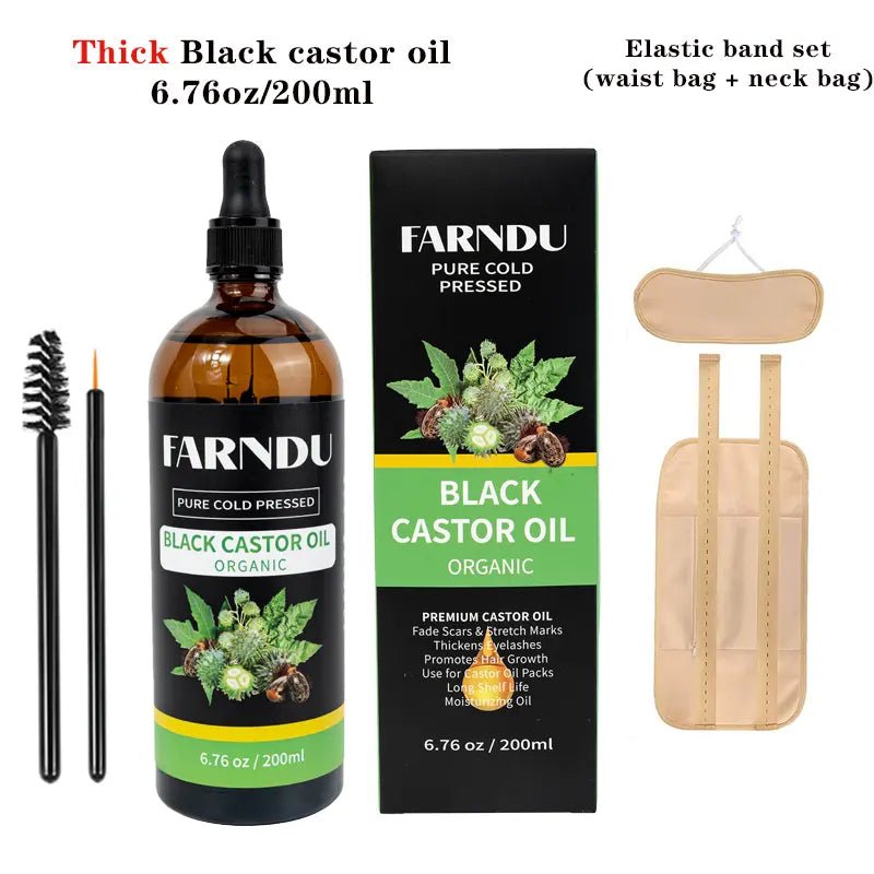 Thick Black Castor Oil - Bare Radiance Skin and Beauty